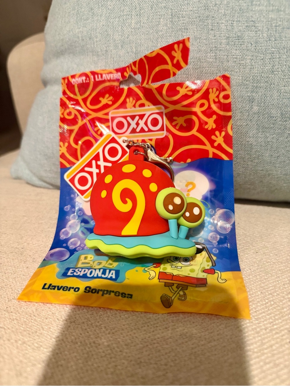 Oxxo Bob Esponga Llavero Keychain Gary New 100% authentic